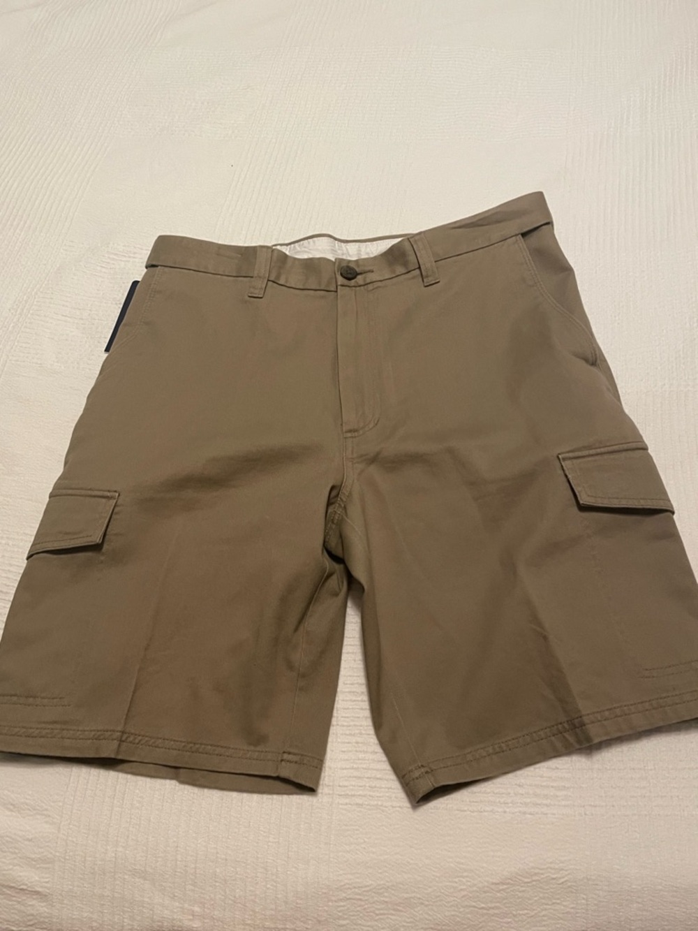 Haggar Men's Cargo Shorts in Tan